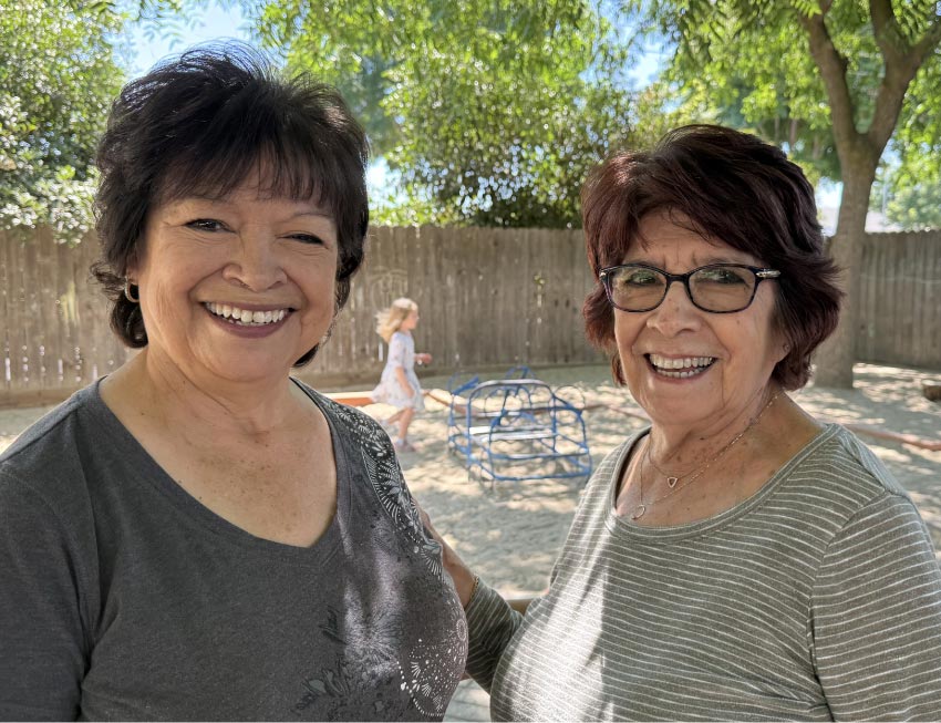 two teacher staff at greenhouse montessori school in visalia, ca