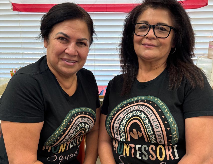 teacher staff at greenhouse montessori school
